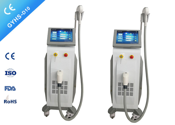 Stationary 1200W Diode Laser Hair Removal Machine 10.4 '' Color Touch LCD Screen
