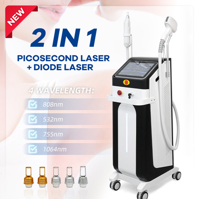 808nm Diode Pico Laser Ontharing Tattoo Verwijdering Machine voor Salon RL-808P
