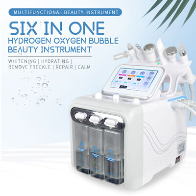 6 in 1 Hydro Oxygen Bubble Gezichtsmachine Zwarthoofd Verwijder Salon Schoonheidsapparaat