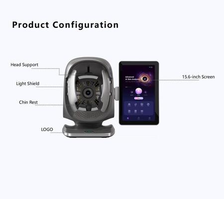 AI-Pore Wrinkle Skin Analyzer Machine 15,6 inch HD Scanner Salon Gezichtsdiagnostiek Schoonheidsapparaat