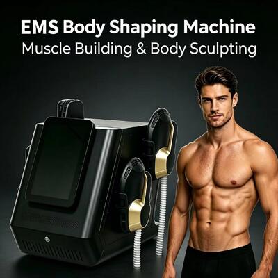 Professionele 4-handvatten EMS Body Sculpt RF-spierstimulatiemachine