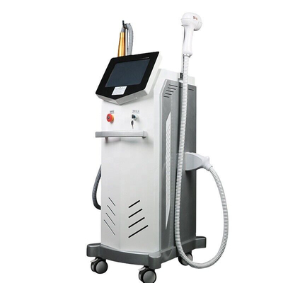 755 808 1064nm Triple Laser Hair Removal Machine 2 Handles Diodo Pico Tweede Yag Tattoo