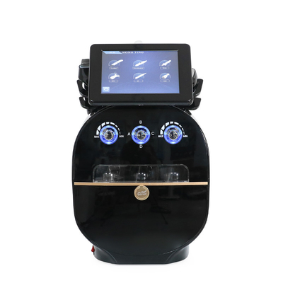 6 in 1 Dermabrasie Gezichtstherapie Machine met 6 handgrepen
