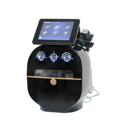 6 in 1 Dermabrasie Gezichtstherapie Machine met 6 handgrepen