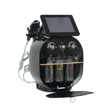 6 in 1 Dermabrasie Gezichtstherapie Machine met 6 handgrepen
