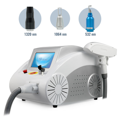 Draagbare Q Switched Nd Yag tatoeage verwijdering laser koolstof peeling huid whiting schoonheid machine