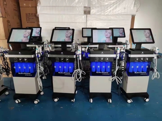 14 in 1 Hydrofaciale dermabrasie grote bubbel zuurstofspray gezichts led huidverjonging machine