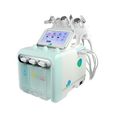 7 in 1 Multi Functionele huidverzorging Hydra blackhead extractie Hydro aqua gezichtsverzorgingsapparaat met led masker