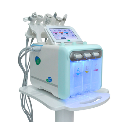 7 in 1 Multi Functionele huidverzorging Hydra blackhead extractie Hydro aqua gezichtsverzorgingsapparaat met led masker