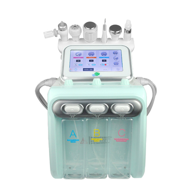 7 in 1 Multi Functionele huidverzorging Hydra blackhead extractie Hydro aqua gezichtsverzorgingsapparaat met led masker