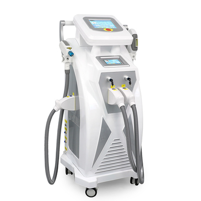 Dual Screen 3 In 1 Multifunctionele IPL RF Nd Yag Laser voor huidverjonging Haarverwijdering Schoonheidsmachine