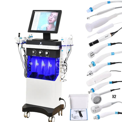 14 in 1 Hydrofaciale dermabrasie grote bubbel zuurstofspray gezichts led huidverjonging machine