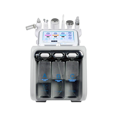 7 in 1 Multi Functionele huidverzorging Hydra blackhead extractie Hydro aqua gezichtsverzorgingsapparaat met led masker