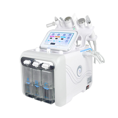 7 in 1 Multi Functionele huidverzorging Hydra blackhead extractie Hydro aqua gezichtsverzorgingsapparaat met led masker