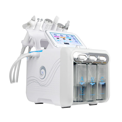7 in 1 Multi Functionele huidverzorging Hydra blackhead extractie Hydro aqua gezichtsverzorgingsapparaat met led masker