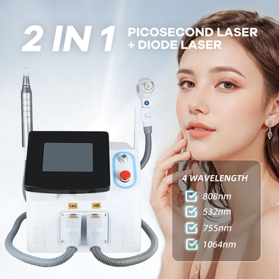 Haarverwijdering Nd Yag 755nm 808nm 1064nm Diode Laser Haarverwijdering En Tatoeage Verwijdering Machine