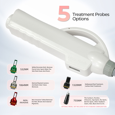 Picosecond Laser Q-Switched Clinical Korea 1064nm Pico Laser Tattoo Removal Machine Draagbaar