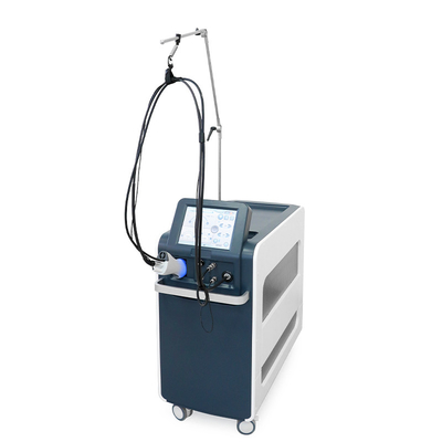 Verticale 755nm Alex Laser optische vezel Haarverwijdering Lange puls Nd Yag Laser Haarverwijdering 1064nm