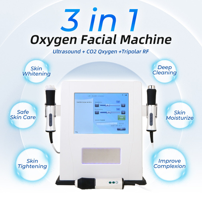 3 in 1 zuurstof gezichtsapparaat U Rf Co2 Bubble Oxygenation Skin Tightening 3 in 1 zuurstofjet gezichtsapparaat