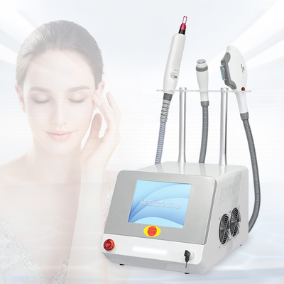 OEM Haarverwijdering Tattoo verwijdering Huid Strenger Machine 3 Handle RF Elight IPL Nd Yag Laser 5 In 1 Multifunctionele Beauty Machine