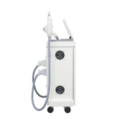 Veilige pijnloze Diode Laser ontharing 808nm Dual handgrepen Picosecond Laser Portable 3 Waves Three Wavelength Diode Laser machine