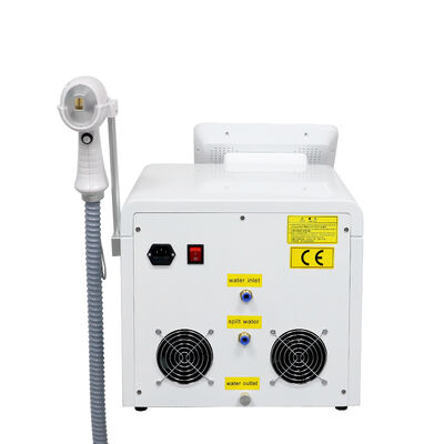 Draagbare pijnloze 808 laser ontharing 2 in 1 diodelaser ontharing picoseconde machine