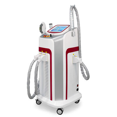 Picosecond Laser Tattoo Removal Machine 3 in 1 Verticale schoonheidsmachine met drie handvaten laser moedervlek verwijdering machine