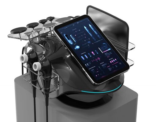 Hazeon 448kHz Tecar Therapy RET CET Body Firming Device Draagbare Deep Care Physiotherapy Device, Body Shaping Instrument, Vetverwijderingsapparaat met 2 koortsprobes/1 Fascia Meter