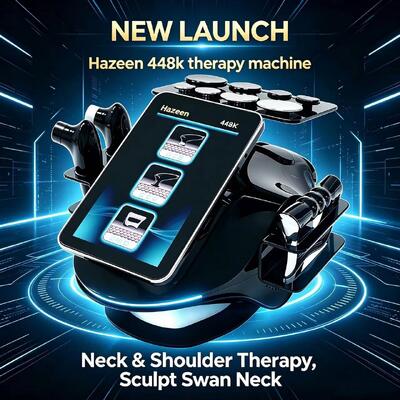 Dispositivo de terapia Hazeen Tecar de 448 kHz para fisioterapia y reducción de celulitis, frecuencia de 448 kHz, alta potencia de 500 W.