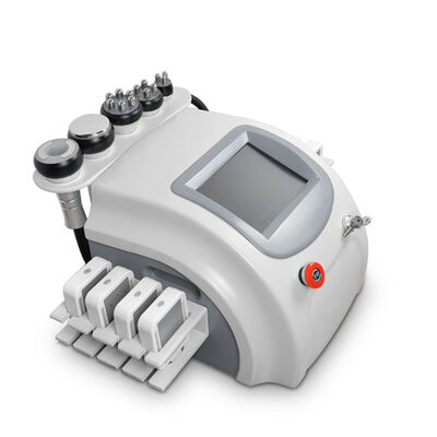 Multifunktioneel 6 in 1 Ultrasone Cavitatie RF Vacuum Laser Doel Lichaamsslanking Huid Strenger Machine Voor schoonheidssalon