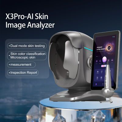 AI Magic 3D Mirror Gezichtsscanner De Piel Acne Huidanalyse Full Face Scanner Testing Huid Analyzer Machine