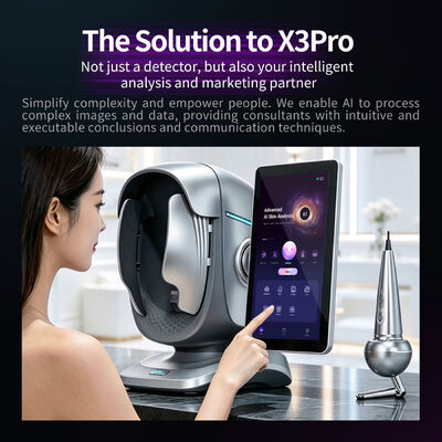 AI Magic 3D Mirror Gezichtsscanner De Piel Acne Huidanalyse Full Face Scanner Testing Huid Analyzer Machine