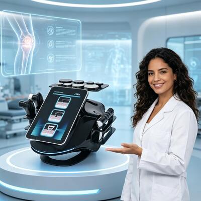448KHz RF Tecar Therapy Machine met 3 sondes 8 hoofden en 12 inch touchscreen voor diep weefsel welzijn
