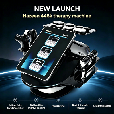448KHz RF Tecar Therapy Machine met 3 sondes 8 hoofden en 12 inch touchscreen voor diep weefsel welzijn