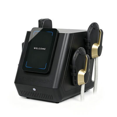Professionele 4-handvatten EMS Body Sculpt RF-spierstimulatiemachine