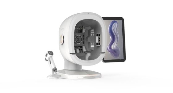 K33 AI Intelligent Skin Analyzer 8 Spectrum 3 camera's Gezichtshuidscanner