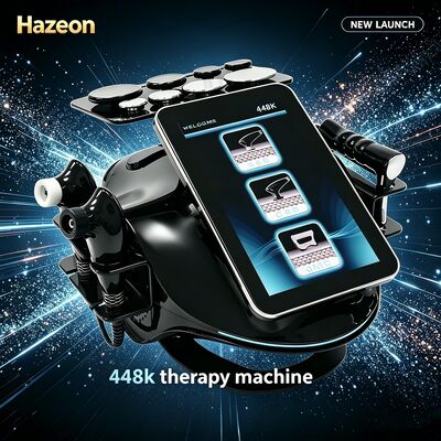 Hazeon 448KHZ Tecar Therapy Machine RES CET Monopolar RF Energieoverdracht Diathermie Apparaat voor spierpijn Verlicht cellulitis Vermindert diepe verwarming