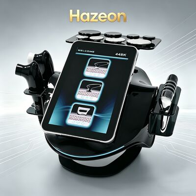 Hazeon 448kHz Tecar Therapy RET CET Body Firming Device Draagbare Deep Care Physiotherapy Device, Body Shaping Instrument, Vetverwijderingsapparaat met 2 koortsprobes/1 Fascia Meter