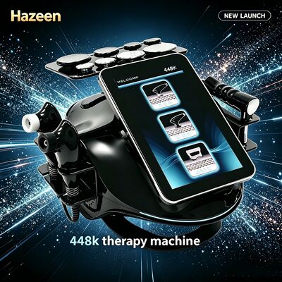 Hazeen 448KHZ Tecar Therapy Machine RES CET Monopolar RF Energieoverdracht Diathermie Apparaat voor spierpijn Verlicht cellulitis Vermindert diepe verwarming