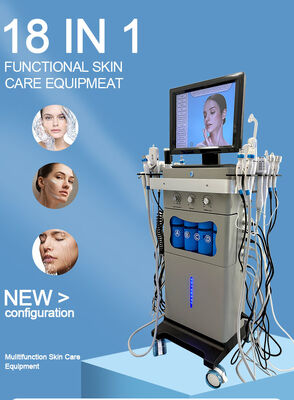 18-in-1 Aqua Exfoliate Oxygen Nourish Repair Facial Bright Spa Professioneel apparaat