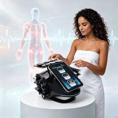 Professionele 448KHz 500W luchtgekoelde TECAR Therapy RF Machine voor lichaamsslanking en pijnverlichting