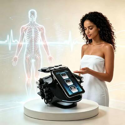 Anti-aging 448KHz RF Tecar huidverjongingsapparaat 12 inch scherm schoonheidsapparatuur