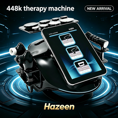 Hazeen 448K Diathermie Tecar Machine CET RET RF 448Khz Fysiotherapie Rehabilitatie Huidversterker Schoonheidsapparatuur Voor Klinische Salon