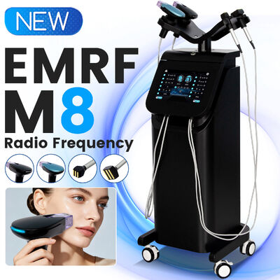 2026 Nieuwste 4-in-1 EMRF M8 Goud Fractionele Microneedling Gezichts Machine voor Huidverjonging en Huidverstrakking