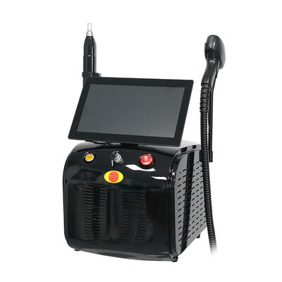 2-in-1 Drievoudige Golflengte Draagbare Diode Laser machine 808nm 755nm 1064nm 808 diode laser en tatoeageverwijdering schoonheidssalon apparatuur